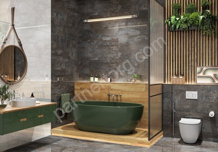 Iron Graphite LCM керамогранит графитовый суперполированный 120х60см