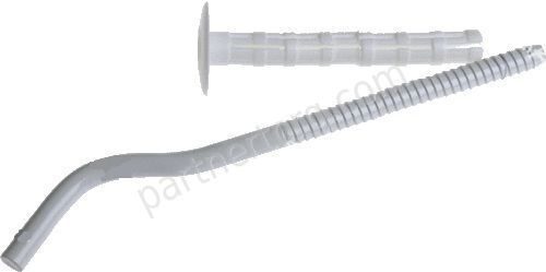 Кронштейн для радиатора с дюбелем Bimetta, белый