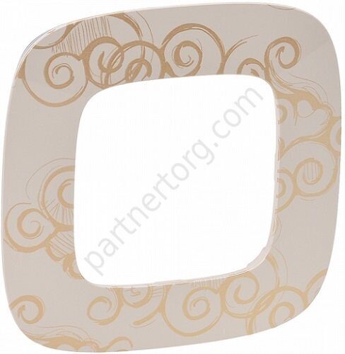 Рамки для серии Valena Legrand Allure в цвете нарцисс золото