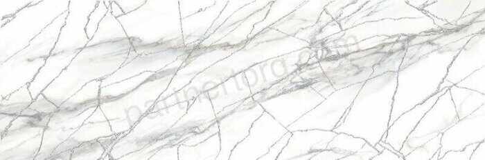 Alicante Delacora декорированная настенная плитка белая глянцевая 24,6х74см