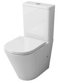 Grossman GR-4450SQ напольный безободковый Торнадо унитаз белый с сидением