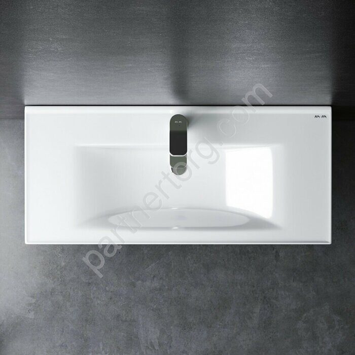 M85AWCC1002WG X-Joy, Раковина мебельная, керамическая, 100 см, встроенная, цвет: белый, глянец