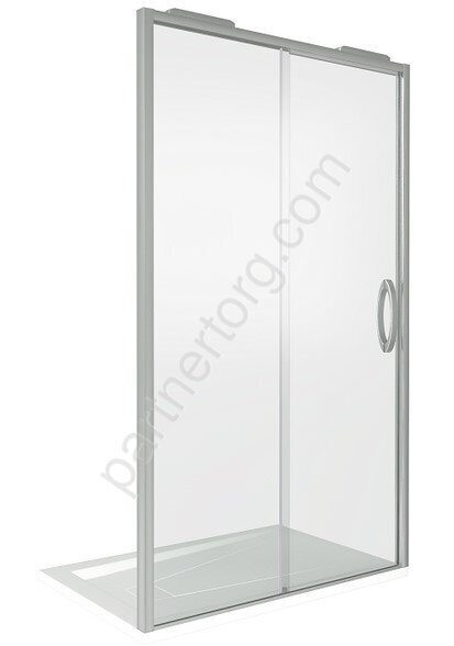Antares WTW-120-C-CH Bas душевая дверь откатная 120х195 см, стекло прозрачное, профиль хром
