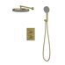 Duna Iddis встраиваемая душевая система с тропическим душем золотая DUNMG0Ti67