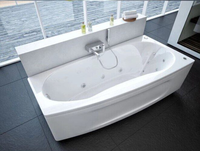 Пандора ванна акриловая угловая Aquatek 160х75 см с каркасом и сливом-переливом