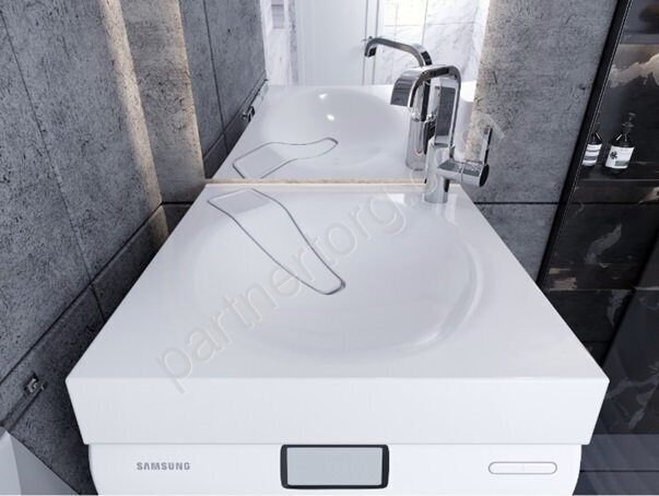 Paola Sergio 60 навесная раковина с мыльницей, подходит для монтажа над стиральной машиной