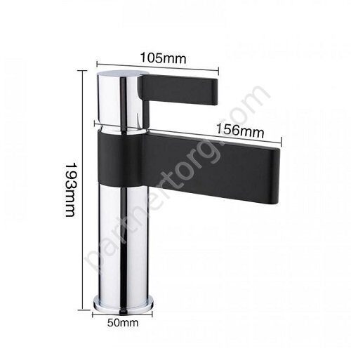 Atlantic Gappo G1081 смеситель для раковины черный хром