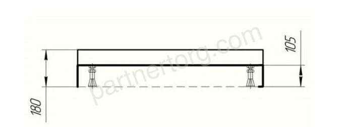 Панель для поддона 90x90см квадратная Aquatek