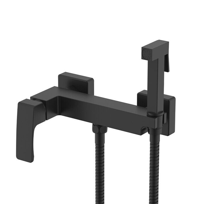 Raglo R01.51.06 смеситель с гигиеническим душем, черный