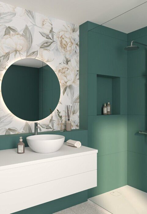 Elite Peonies Decor A+B 60x120 Matt 2 шт в комплекте керамогранит 5мм