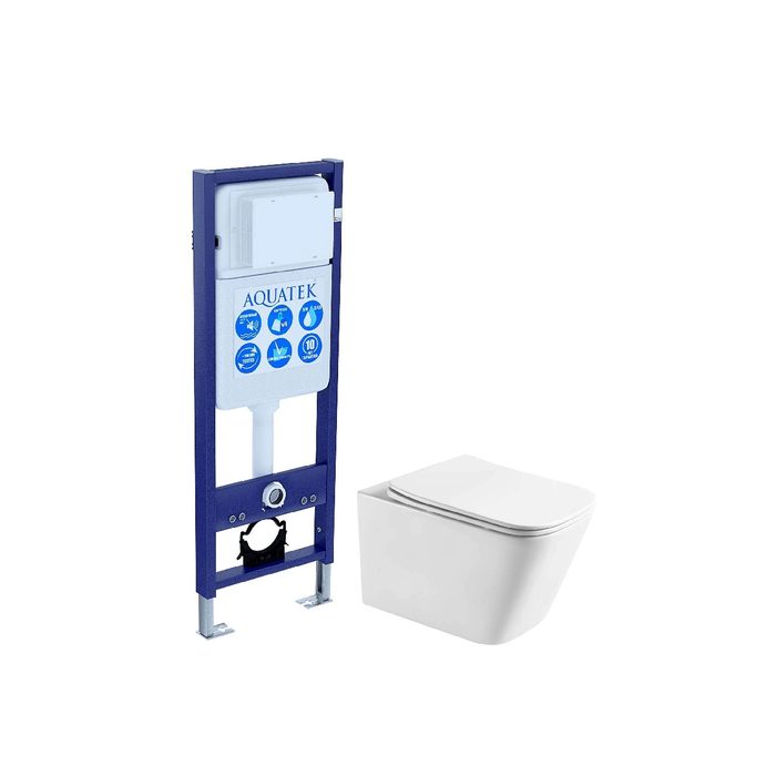 Set Aquatek Либра комплект рама INS-0000017 и унитаз AQ1505T-00