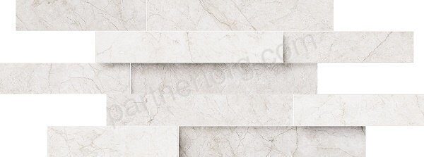 Contempora Pure Brick 3D натуральный ректификат керамогранит декоративный белый Italon 29,6х79,6см