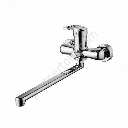 Carlow Plus Iddis смеситель для ванны с длинным изливом с керамическим дивертором CRPSBL2i10WA