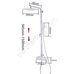 Futura Gappo G2417-8 душевая система с верхним душем белый хром