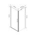 Vincea Orta VSR-1O9090CLB, душевой уголок 90х90х190 см, стекло прозрачное, профиль черный