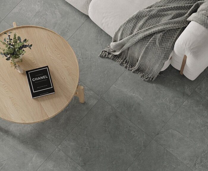 Pluto Grigio серый матовый керамогранит 60x60см Laparet