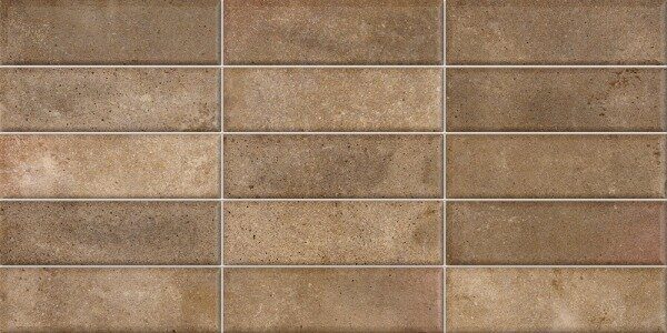 Elbrus Brick Marron New Trend настенная плитка коричневая матовая кирпичик 30х60 см