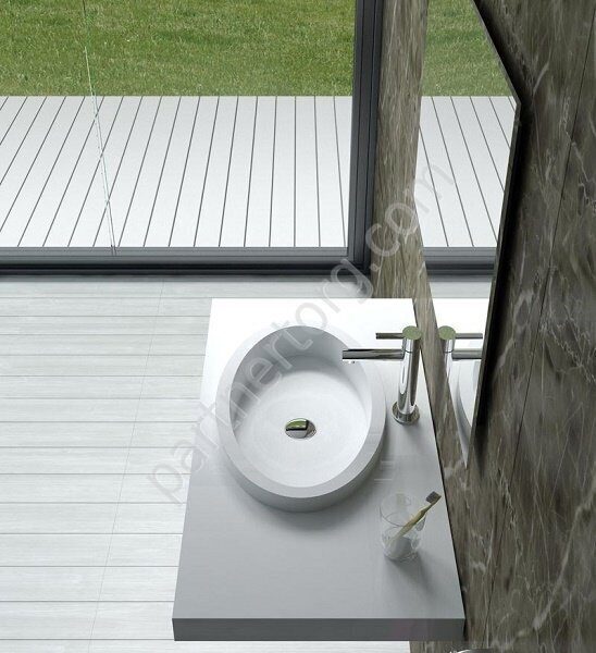 NSS-1052M раковина навесная искусственный камень, ширина 100 см