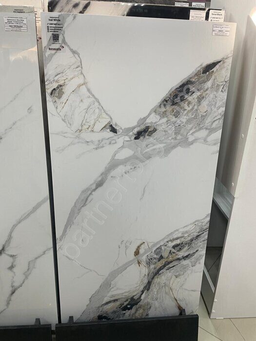 Ival White керамогранит полуполированный 120х60см