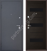 Алмаз 11 Эко входная стальная дверь Кипарис темный
