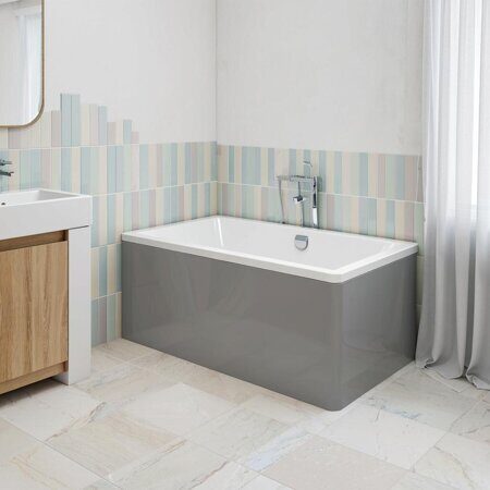 изображение стальной прямоугольной ванны