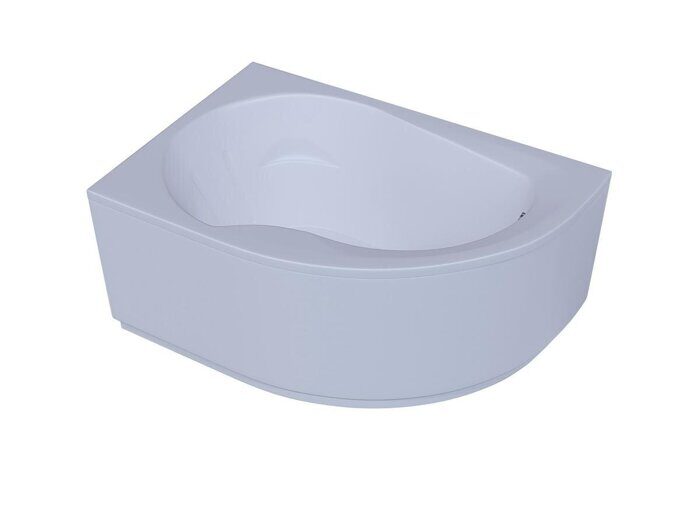 Вирго ванна акриловая ассиметричная Aquatek 150х100см с каркасом