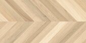 Wood Royal Almond Chevron M бежевый матовый карвинг керамогранит 120x60см Laparet