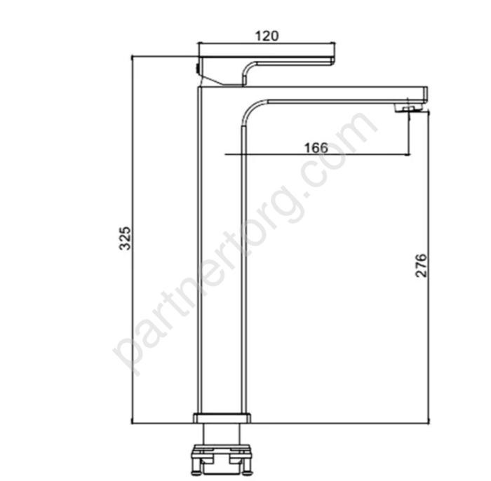 Futura Gappo G1017-02 смеситель высокий  белый