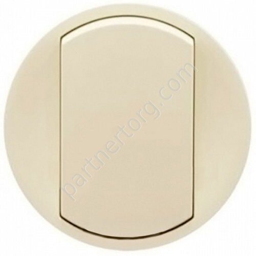 Legrand Celiane лицевая панель для выключателя 1-полюсного, цвет слоновая кость