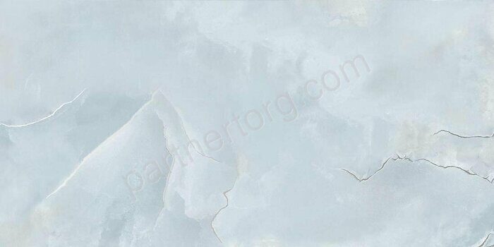 Onice Blu керамическая плитка голубая глянцевая 31.5*63см Kerlife