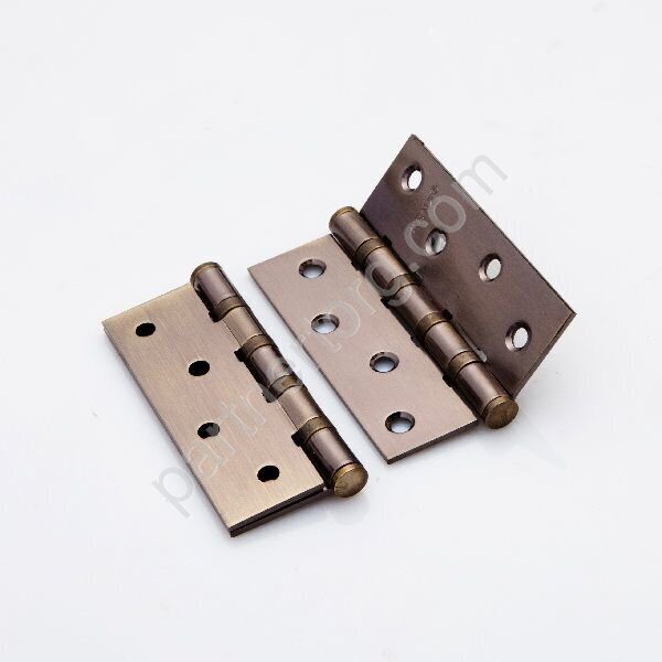 Петля стальная 100*75*2,5 4 кольца бронза RENZ 100- 4BB FH AB