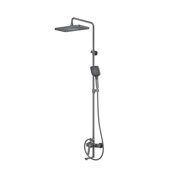 Parker Iddis душевая система с тропическим душем графит PARGM3Fi06