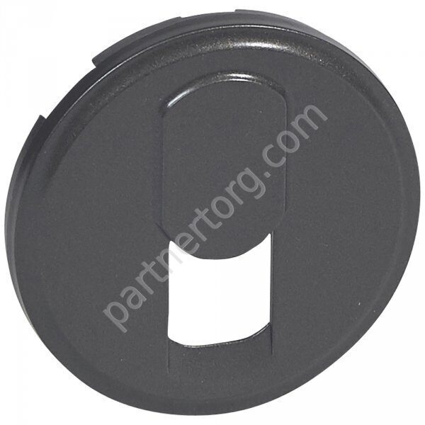 Legrand Celiane лицевая панель для телефонной розетки, цвет графит