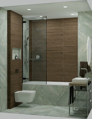 Совмещенный санузел 2х2х2,7м