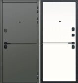 Молдинг 9см дверь входная стальная МДФ Сатин коричневый, МДФ Эмалит белый