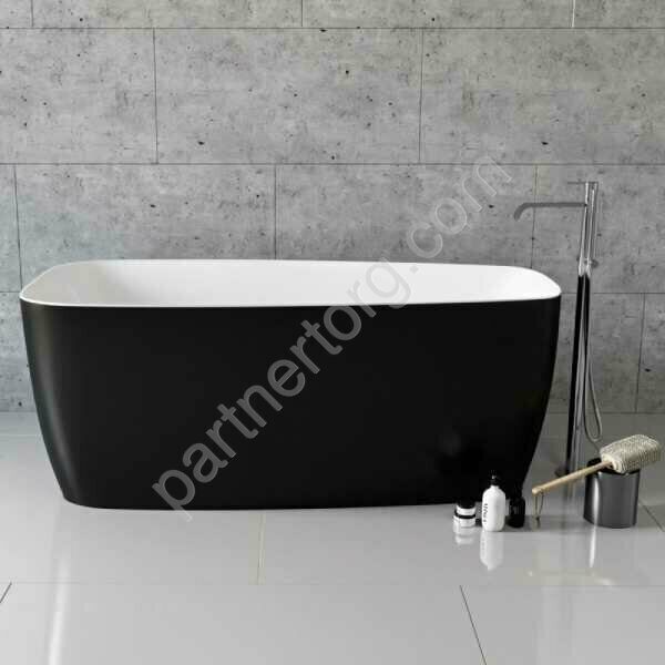 Family Trend акриловая ванна Aquanet Matt Finish 170х78см (панель Black matte)