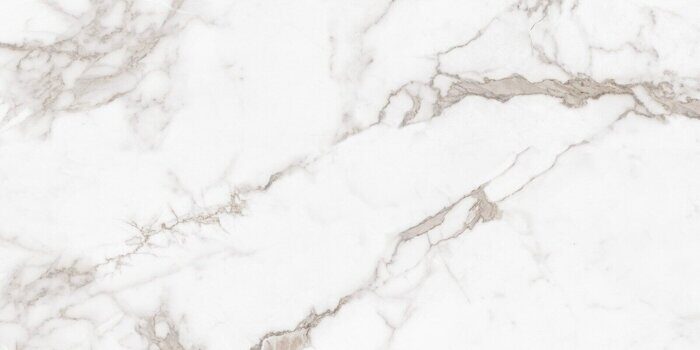 Calacatta Arabesque New Trend керамогранит белый полированный 120х60см