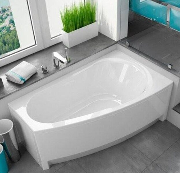 Baline ванна акриловая угловая асимметричная 150х90 Alba Spa