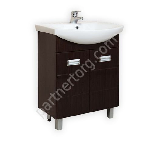 Балтика 65.10 Нью тумба для ванной комнаты Оника с умывальником Балтика 65