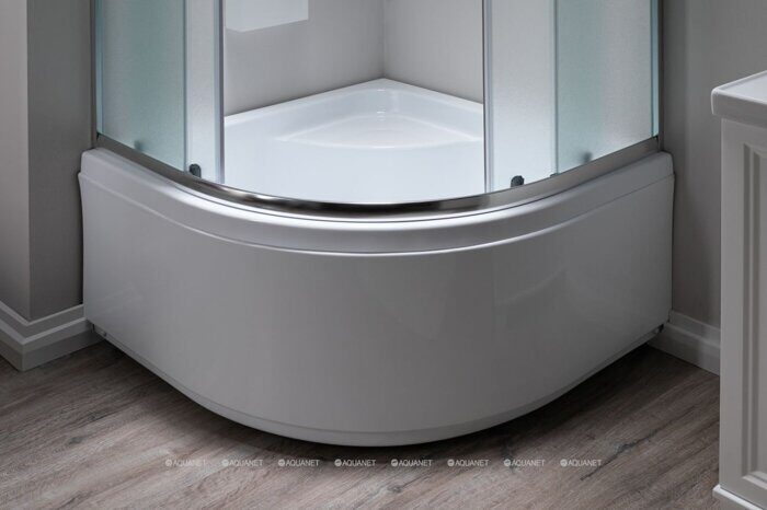 Aquanet Optimal 00293351, душевой поддон с сиденьем, акрил, 90x90х50 см, цвет белый