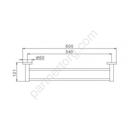 Frap F30209 полотенцедержатель черный