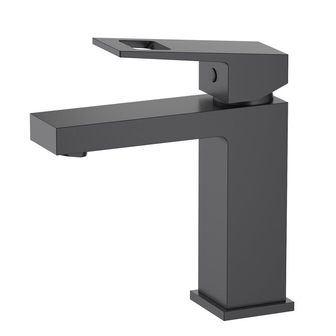Briana Timo 7161/03F чёрный смеситель низкий для раковины