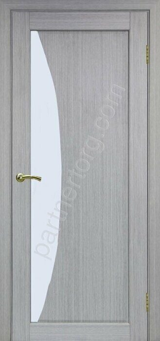 Сицилия 722.21 межкомнатная дверь дуб серый FL со стеклом мателюкс