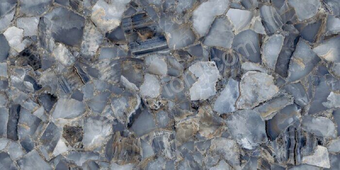 Sapphire Agate LCM керамогранит голубой суперполированный 120х60см