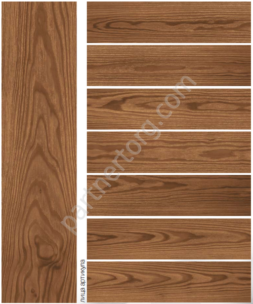 Italo коричневый матовый керамогранит 14,7x59,4см Laparet