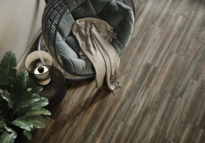 Chester керамогранит коричневый матовый 20х90см Alma Ceramica GFA92CHR44R