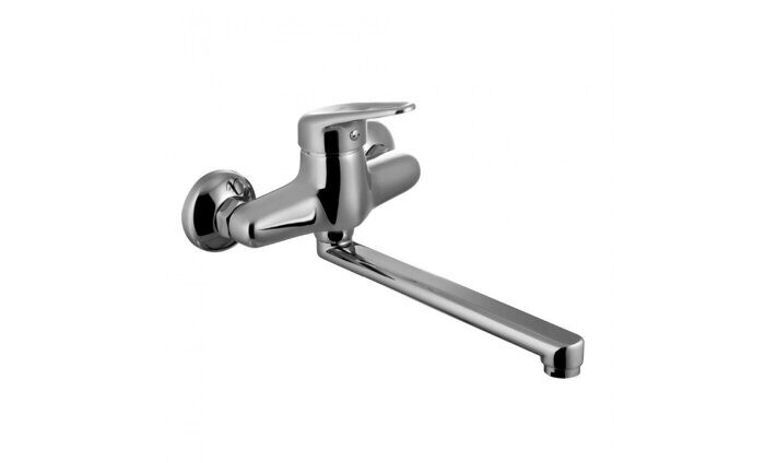 Luna LM4111C смеситель для кухни с плоским поворотным изливом, хром Lemark