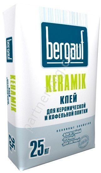 Клей для плитки Bergauf Keramik