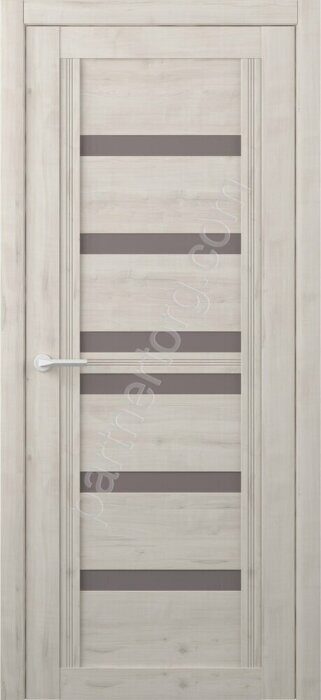 Миссури West дверь межкомнатная Soft Touch кремовый стекло бронза