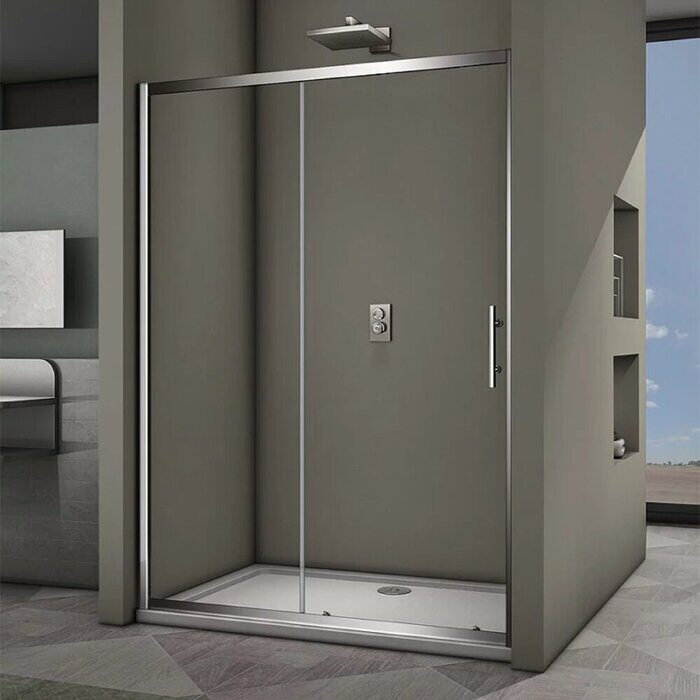 Veconi VN63-130-01-19C3 душевая дверь раздвижная 130х190 см, профиль хром